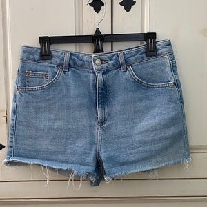 High waisted mom shorts